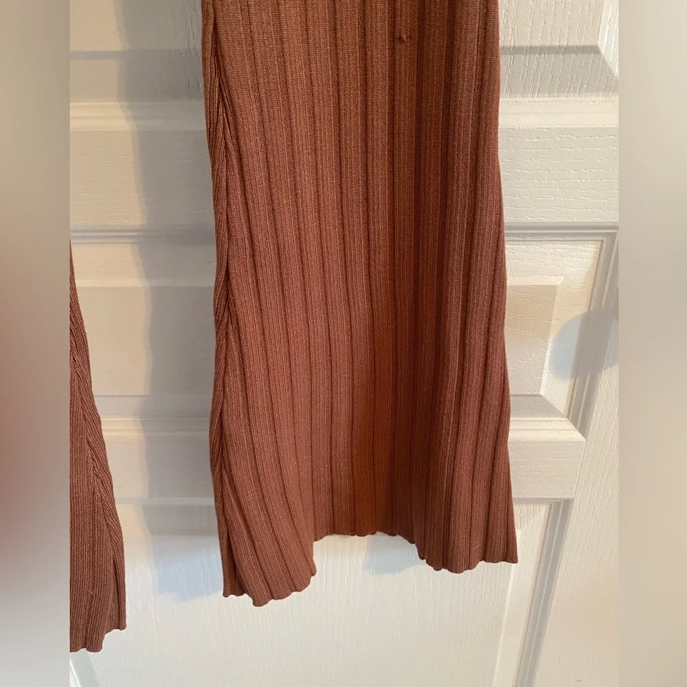 Wide Leg Ribbed Flare Pants - Picture 5 of 7